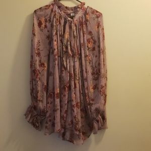 Clover Scout floral blouse